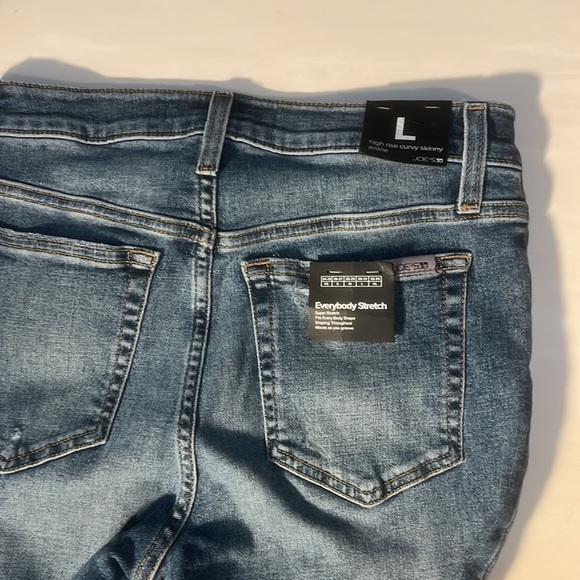 Joe’s everybody stretch, high-rise curvy skinny ankle jeans, size large. - Picture 3 of 11